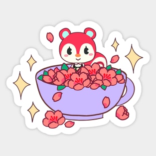 Poppy tea Sticker